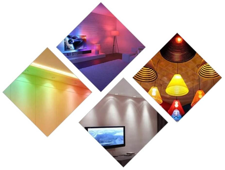 RGB IR ovladač LED pásku 24 TLAČÍTEK 72W 3x2A 12V DC MINI + DÁLK.