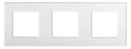 Trojitý rámeček vertikální zásuvky pro povrchovou montáž bílý OFFICE Kanlux