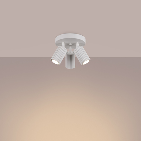 Stropní svítidlo Plafond Tuba Spot 3x GU10 White Carbon Deep Space SL.1544 Sollux