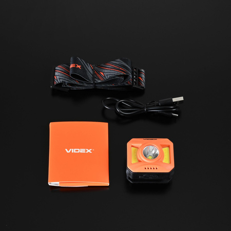 Dobíjecí LED čelovka 5W 400lm 5000K H085-OR VIDEO