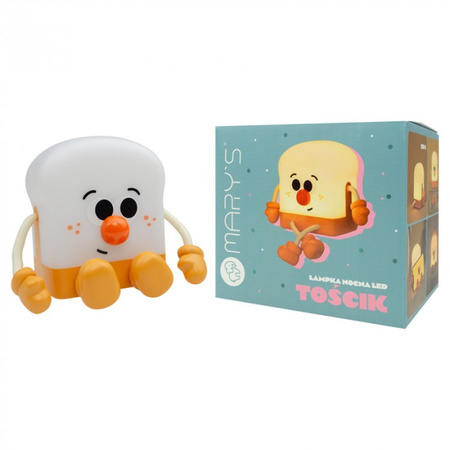 Dětské noční světlo LED 1W 3000K Warm USB dobíjecí 1200mAh oranžová|bílá MARY'S TISSUE