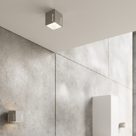 Nástěnné svítidlo LED PIXAR G9 Upstairs Downstairs Cube Grey SOLLUX