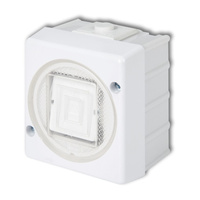 Spínač Hermetický jednopólový přisazený spínač Senior IP44 KARLIK Bílý