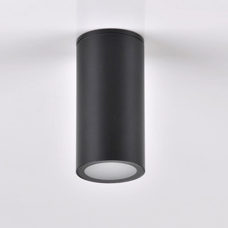 Hermetické svítidlo přisazené venkovní stropní svítidlo Černá LED GU10 ATLANTA IP54 GOLDLUX (Polux)