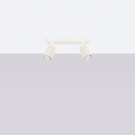 Bodové reflektorové stropní svítidlo Tuba 2x GU10 Beige Carbon Deep Space SL.1599 Sollux