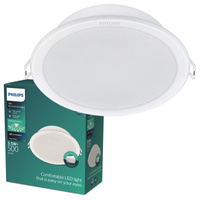 LED panel Zapuštěné vestavné svítidlo MESON 5,5W 3000K 9cm Kulaté stropní svítidlo PHILIPS
