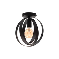 Dekorativní stropní svítidlo E27 Black Industrial Cortado Rabalux