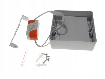 LED panelové stropní svítidlo 6W 480lm 4000K neutrální povrchová montáž čtvercová bílá Proma Masterled