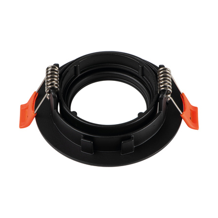 Kruhové stropní bodové svítidlo nastavitelné GU5.3 GU10 kulaté černé Dalla Kanlux