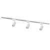 Sada přípojnic 1-fázová lišta + 3x reflektor GU10 bílý PARIS Sanico Goldlux