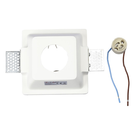 Stropní svítidlo zapuštěné GU10 čtvercové bílé VT-801 V-TAC