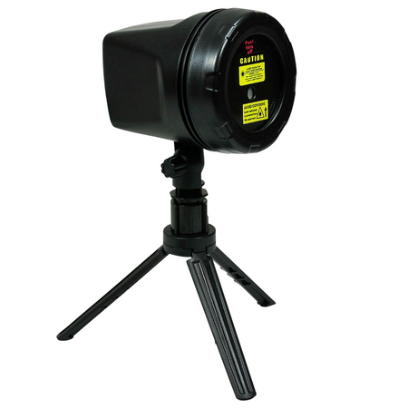 Vánoční laserový projektor 5 funkcí IP44 + napájecí zdroj Sanico Goldlux