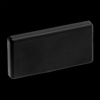 Záslepka pro Povrchový Profil MINI, Plná Černá Plastová LUMILED