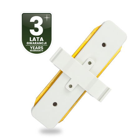 Přímý Spojka pro Jednofázové Kolejnicové Profilové Systémy Kolejnicové Svítidla Bílá LUMILED