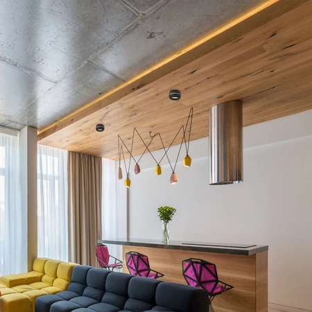 Povrchové svítidlo SPOT 1x GX53 Black Videx