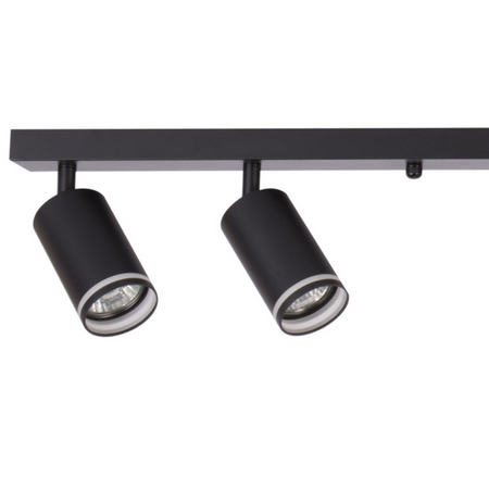 Nástěnné a stropní bodové svítidlo 6x GU10 černé PARIS Sanico Goldlux