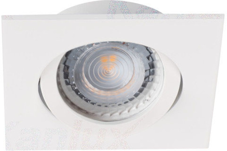 Čtvercové vestavné halogenové stropní svítidlo DALLA MR16 Gx5.3 bílá Kanlux