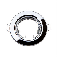 Stropní svítidlo zapuštěná montáž GU10 kulatý chrom VT-778 V-TAC