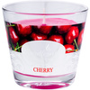 Vonná dekorativní svíčka ze skla Cherry