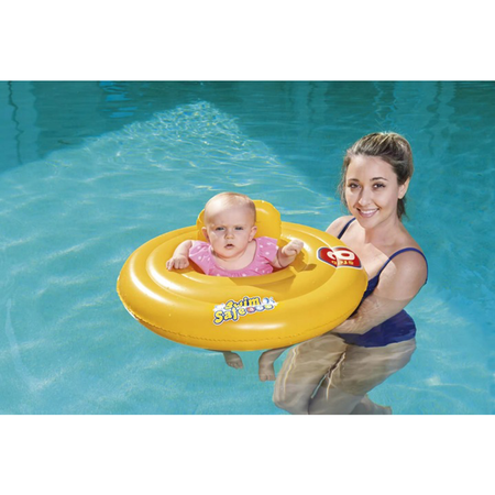 Nafukovací kolečko do dětského bazénu žluté