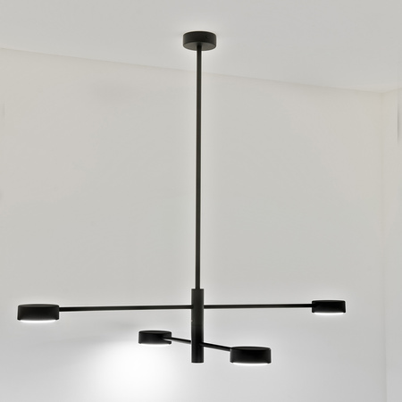 LED závěsné stropní svítidlo 4x GX53 Wall Black OVILO LUMILED