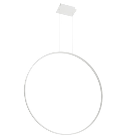 LED závěsné stropní svítidlo RIO 70W 3000K Overhang Round 110cm White SOLLUX