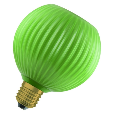 LED žárovka E27 Sphere 3,5W 300lm 2700K teplá bílá Decorative Green Osram