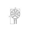 LED žárovka G4 1,2W 170lm 4000K Neutral 12V 120° LED12 Kanlux