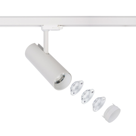 LED třífázové světlo Busbar 25W 1900lm 4000K neutrální bílá CTLS MILO 8761 Nowodvorski