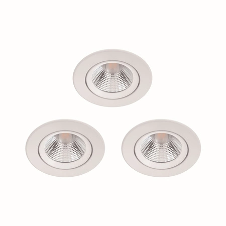 3x LED SPARKLE 5,5W 2700K stmívatelné LED svítidlo pro zapuštěnou montáž Kulatá bílá PHILIPS