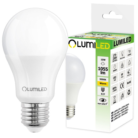 Plafond LED stropní svítidlo 41cm 2x E27 Chrome Square + 2x LED žárovka 10W 3000K Lumiled