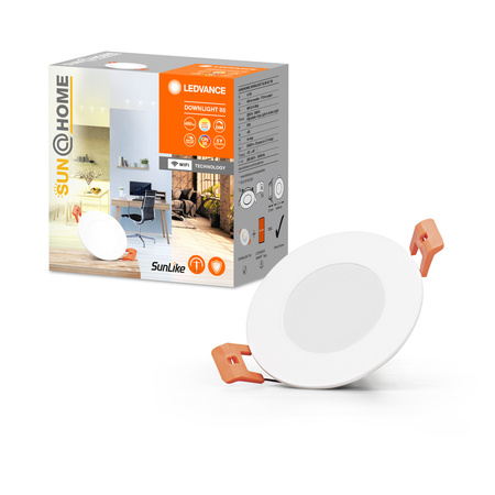 LED vestavné svítidlo 4.5 W 170 lm Downlight CCT Stmívatelné Ra ? 95 8.5 cm kulaté SUN@HOME LEDVANCE