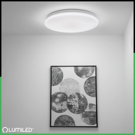LED stropní plafon 18W NOTUS 2 Round IP44 33 cm LUMILED