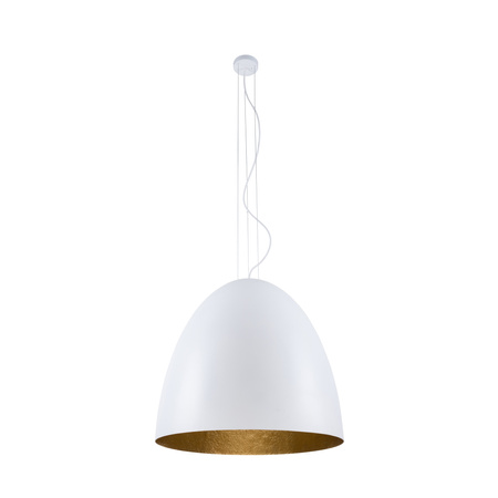 EGG XL 9025 Nowodvorski Stropní lampa bílá a zlatá 7xE27 Závěsná trubka ocel ?75 cm Moderní