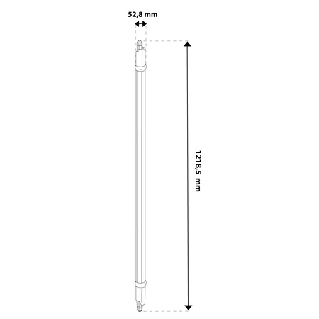 Vodotěsné LED dílenské světlo 120cm garážové světlo 36W 4000K vodotěsné RAY LUMILED