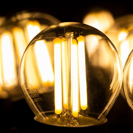 Venkovní zahradní girlanda světelný řetěz 15m 15xE27 LED 7W 3000K Lumiled