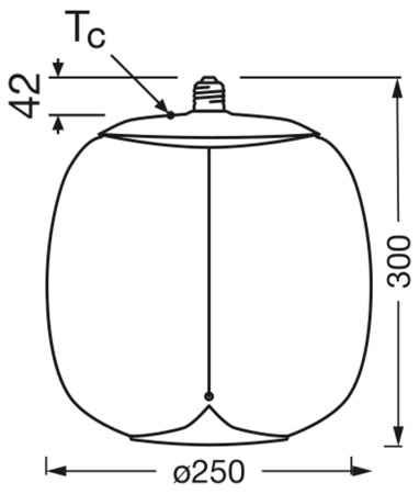 Dekorativní LED žárovka E27 4W = 10W 100lm 1800K teplá bílá 320° Smoke Filament Vintage 1906 Osram