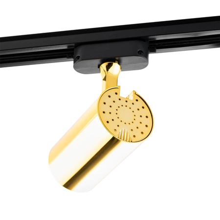 GU10 GOLD reflektor pro jednofázové přípojnice Nastavitelné svítidlo pro přípojnice SPOT lampa