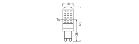 LED žárovka G9 kapsle 3,5W 320lm CCT stmívatelná SMART+ WiFi Ledvance