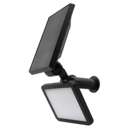 Solární LED reflektor WIRED Reflector 3W 5500-6000K Cold IP54 Black Masterled Sensor