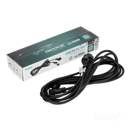 Napájecí kabel ovladače CRETE PC 5m IP44 Design Kobi