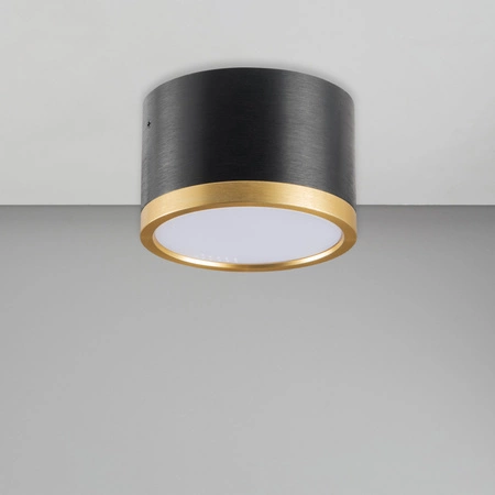 Svítidlo pro povrchovou montáž GX53 Black Gold MIRELLA Sanico Goldlux