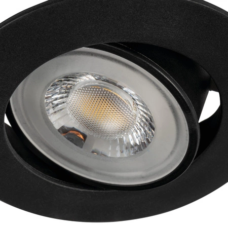 LED reflektor pro vestavbu 4,8 W 450 lm 6500K studená 36° černá FIZU Kanlux