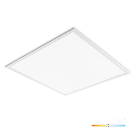 Povrchový LED panel 40W 4000lm 4000K 120° neutrální kofferová bílá 60x60cm Davro Kobi