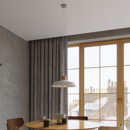 AFRA E27 Loft Závěsné stropní svítidlo šedé SOLLUX