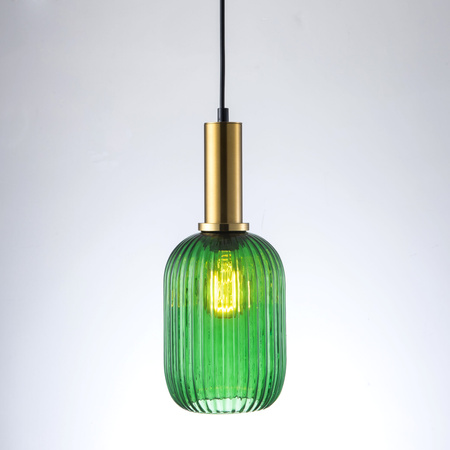 E27 Green Gold Suffolk Sanico Goldlux Dekorativní závěsné stropní svítidlo