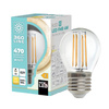 LED žárovka E27 Ball 4W 470lm 3000K Warm 360° Filament Line Kobi
