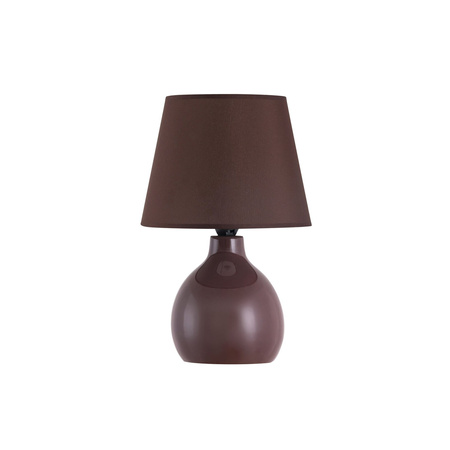 Stolní noční lampa E14 hnědá Classic Ingrid 4476 Rabalux
