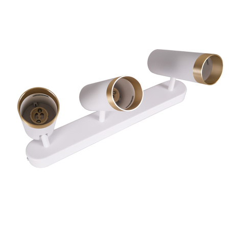Nástěnné a stropní bodové svítidlo 3x GU10 White Gold FADO Sanico Goldlux