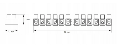 Krimpovací konektor 12-TORROW 2,5 mm se závitem INSTALAČNÍ LIST Pawbol